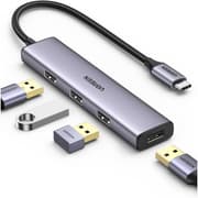 UGREEN USB C Hub 4-in-1 Type C to 4 Ports USB 3.0 Adapter USB Dongle with Nylon Braided Cable Laptop Accessories High-Speed 5Gbps USB Splitter Compatible with MacBook Pro/Air, iPad Pro, Dell, iMac,etc product image