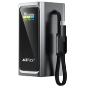 ACEFAST M33 1.96 Inch TFT Display 20000mAh Power Bank 100W Fast Charging Portable Charger Built-in Type-C Cable - Metal Grey product image