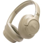 JBL Tune 730 BT Wireless Over-Ear Headphones with JBL Pure Bass Sound, Bluetooth 6.0, Foldable Design, Audio Cable, 76-Hour Battery Life and Google Fast Pair/Microsoft Swift Pair - BEIGE product image