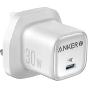 Anker A2698 Zolo 30W Compact USB C GaN Charger, 30W Power Output, Superior Temperature Management, Innovative Stacking Technology, Advanced GaN II Technology, White product image