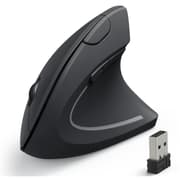 Anker 2.4G Wireless Vertical Ergonomic Optical Mouse for Work, Multi-Device Connectivity, 800/1200 /1600 DPI, 5 Buttons for Laptop, Desktop, PC - Black product image