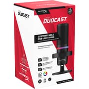 HyperX DuoCast RGB USB Condenser Microphone Cardioid Pop Filter Gain Control For PC, PS5, PS4, Mac product image