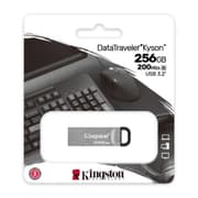 Kingston DataTraveler Kyson 256GB High Performance USB 3.2 Metal Flash Drive product image