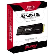 Kingston FURY Renegade 500GB PCIe 4.0 NVMe M.2 SSD up to 7,300MB/s w/ Heatsink & PS5™ Ready product image