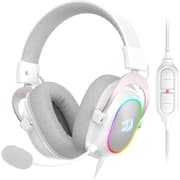 Redragon H510 Zeus-X RGB 7.1 Surround Sound 53MM Drivers Memory Foam Ear Pads w/Durable Fabric Cover - White product image