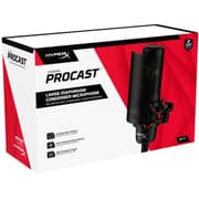 HP HyperX ProCast Condenser XLR Microphone XLR Connection Detachable Pop Filter w/ Anti-Vibration Shock Mount product image
