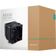 DeepCool AK620 Zero Dark CPU Air Cooler Mighty 260w TDP 6 Copper Heat Pipes Dual-Tower CPU Cooler w/ 2x120mm Fans product image
