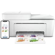 HP DeskJet Plus 4120 All-in-One Wireless, Print, Copy, Scan & Send mobile Fax - white product image