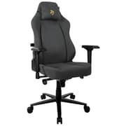Arozzi Primo Premium Woven Fabric Gaming/Office Chair Built in Lumbar Support Chair - Black w/ Gold Logo product image