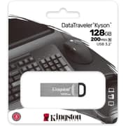 Kingston DataTraveler Kyson 128GB High Performance USB 3.2 Metal Flash Drive product image