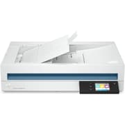 HP ScanJet Pro N4600 FNW1 Flatbed Scanner, Up to 1200 DPI Scan Resolution, 100 Sheets Document Feeder Capacity, 6000 Pages Duty Cycle, Wi-Fi / USB / Ethernet Connectivity, White product image