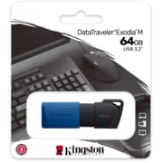 Kingston DataTraveler Exodia M 64GB USB 3.2 Flash Drive - Blue product image