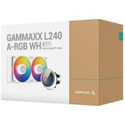 DEEPCOOL GAMMAXX L240 A-RGB AIO Liquid Cooler Anti-Leak Technology - White product image