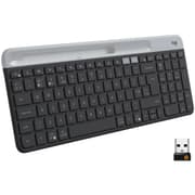 Logitech K580 Slim Multi-Device Wireless Bluetooth/USB Receiver 24 Month Battery For Desktop, Tablet, Smartphone & Laptop AR/EN product image