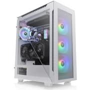 Thermaltake Divider 500 w/ 3x120mm ARGB Front + 1x 120mm Rear Fans + 2 Symmetrical Triangular Panels - White product image