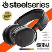 SteelSeries Arctis 7+ Wireless Lossless 2.4 GHz 30 Hour USB-C 7.1 Surround For PC, PS5, PS4, Mac, Android and Switch - Black product image