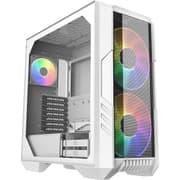 Cooler Master HAF 500 White Edition High Airflow Mesh ARGB Lighting Fans USB 3.2 Gen 2 Type C product image