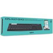 Logitech K375s Multi-Device Wireless Keyboard & Stand Combo For Windows, Mac, Chrome &Android English Layout product image