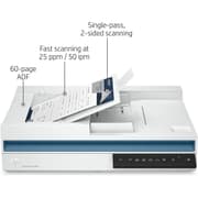 HP ScanJet Pro 2600 F1 Scanner Fast 2-Sided up to 25 ppm Scanning & Auto Document Feeder product image