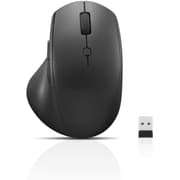 Lenovo 600 Wireless Media Mouse 3 Adjustable DPI 2-Speed Scroll Wheel Volume Buttons Red Optical Sensor product image