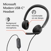Microsoft Modern USB C On-Ear Stereo Headphones w/ Noise-Cancelling Microphone In-Line Controls Certified For Microsoft Teams product image