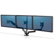 Fellowes Platinum Series Adjustable Triple Monitor Arm , Black product image