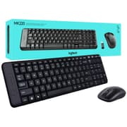 Logitech MK220 Compact Wireless Keyboard & Mouse Set for Windows Unifying USB-Receiver 24 Month Battery - Black product image