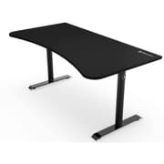 Arozzi Arena Ultrawide Curved Gaming Desk Water ResistantMat Custom Monitor Mount Cable Management - Pure Black product image