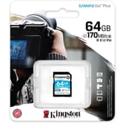 Kingston 64GB SDXC Canvas Go Plus 170MB /s C10, U3, V30 Memory Card product image