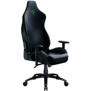 Razer Iskur X Ergonomic For Hardcore Gaming Multi-Layered Leather High-Density Foam - Black/Green product image