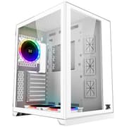 Xigmatek Aquarius S Arctic RGB Front & Left Tempered Glass - White product image