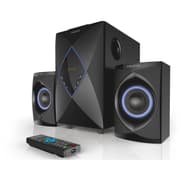 Creative SBS E2800 2.1 High Performance Home Entertainment System 50 Watts Wooden SubwooferUSB MP3 Player & FM - Black product image