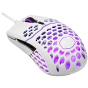 Cooler Master MM711 Glossy White 60G w/Lightweight Honeycomb Shell product image