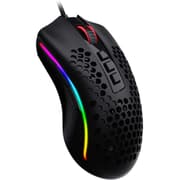 Redragon M808 Storm Lightweight RGB 85g Ultralight Honeycomb Shell 12,400 DPI Optical Sensor 7 Programmable Buttons Super-Lite Cable - Black product image