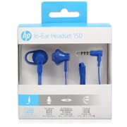 HP Earbuds Black Headset 150 In-ear with Mic - Blue product image