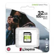 Kingston 32GB SDHC Canvas Select Plus Class 10 UHS-I U1 V10 product image