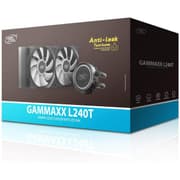 DEEPCOOL GAMMAXX L240T Blue AIO Liquid Cooler Anti-Leak Technology product image