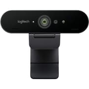 Logitech Brio 4K Webcam, Video Calling, Noise-Cancelling mic, HD Auto Light Correction, Wide Field of View, Works with Microsoft Teams, Zoom, Google Voice, Google Meet, PC/Mac/Laptop/MacBook/Tablet product image