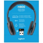 Logitech H800 Bluetooth Wireless Headset with Mic for PC, Tablets and Smartphones, Black product image