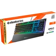 SteelSeries Apex 3 RGB 10-Zone Whisper Quiet Gaming Switch Wrist Rest product image