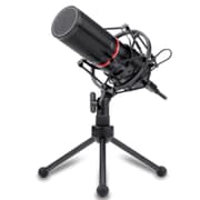 Redragon BLAZAR GM300 Gaming Stream Microphone , -45±3dB Sensitivity, ≤2.2kΩ Impedance, 20Hz-20kHz, Custom Circle LED Color, 16mm Big Condenser, Tripod Stand & Windscreen Included product image
