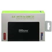 iMicro IMBSU23TC 2.5" SATA to USB 3.1 Type C (Black) product image