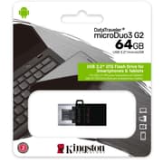 Kingston DataTraveler microDuo3 G2 64GB microUSB & USB Type-A For Android OTG product image