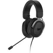 Asus TUF Gaming H3 Gaming Headset, 50mm Neodymium Magnet Driver, 3.5mm Jack, Boom Mic, Surround Sound, Deep Bass, Fast-cooling, Over-the-Head, Gray product image
