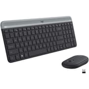 Logitech MK470 SLIM Wireless Keyboard and Mouse Combo Arabic / English Layout product image