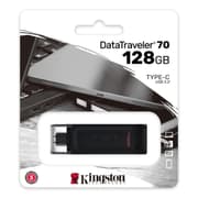 Kingston DataTraveler 70 128GB Portable & Lightweight USB-C Flash Memory , Black product image