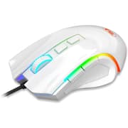 Redragon Griffin M607 Wired USB Gaming Mouse with 7 Programmable Buttons / 7200 DPI/RGB Lighting for Windows/Mac PC - White product image