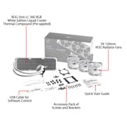 ASUS ROG STRIX LC 360mm RGB AIO CPU Water Cooler - White Edition product image