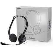 Logitech 960 USB (Windows & MAC) Noise-cancelling w/ Mute Button Stereo Headset product image