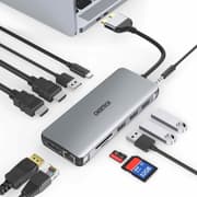 Choetech HUB-M25 12 In 2 Laptop USB C Docking Station Dual Monitor For Mac Pro product image